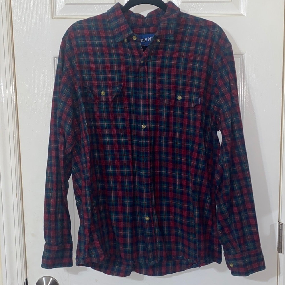 ONLY NY 2019 red and green flannel